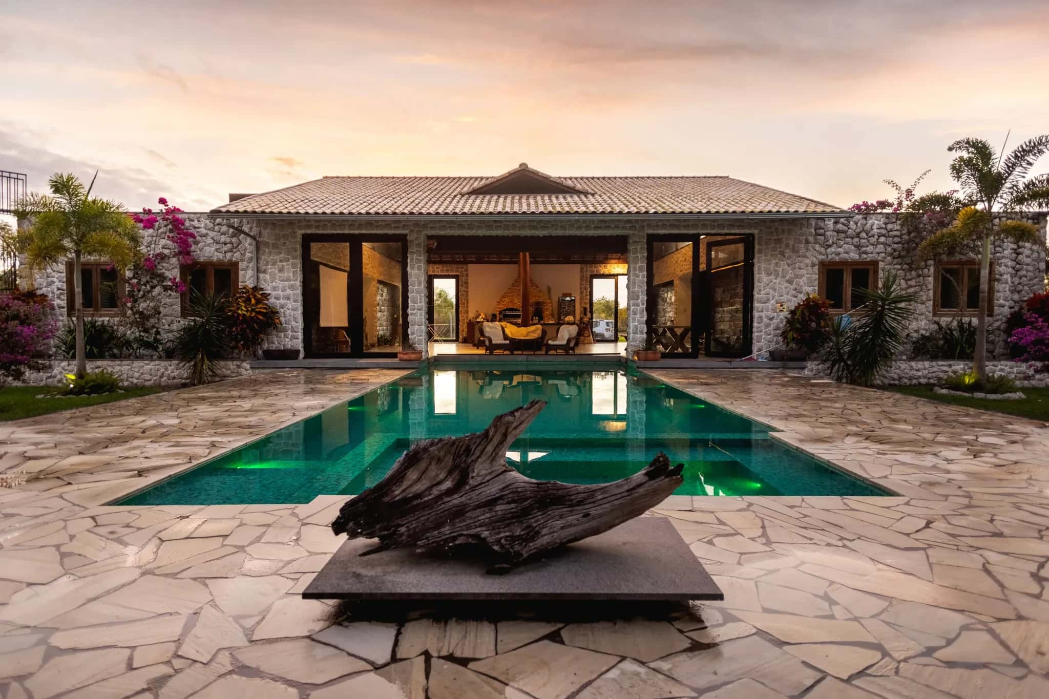 Villa vue lagon à Mont Choisy Le Parc, île Maurice