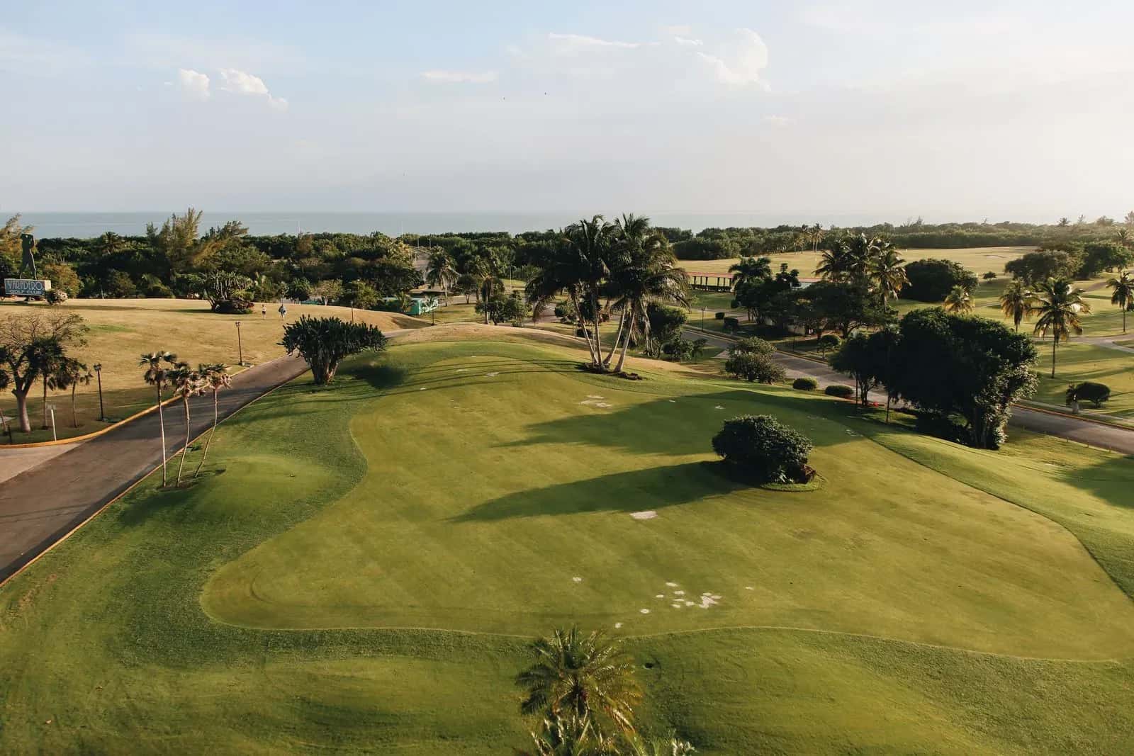 Parcours de golf de Tamarina, côte Ouest de l'île Maurice