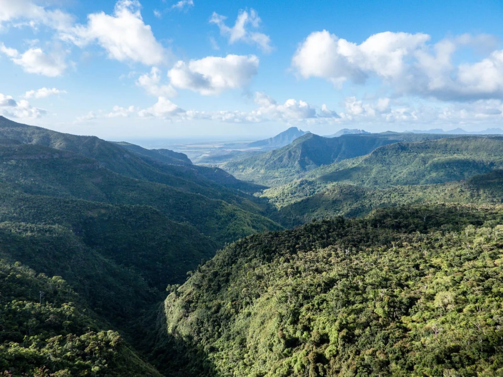 Hauteurs boisées du sud de l'île Maurice et gorges de Rivière Noire, le massif où se trouve le lac de Grand Bassin