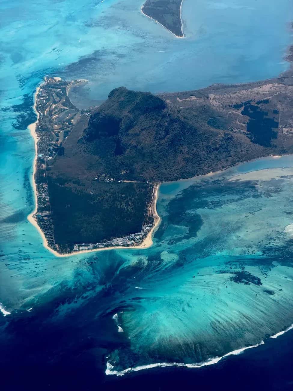 Carte de l'île Maurice